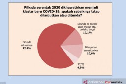 Survei: Publik Minta Pilkada 2020 Ditunda, Takut Monster Covid-19