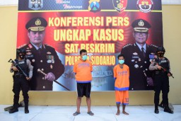 Dua Pelaku Cabul di Sidoarjo Terancam Hukuman 15 Tahun