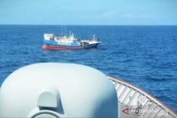 TNI AL Tangkap Kapal Asing Berbendera Taiwan di Laut Natuna