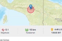 Belum Ada Laporan Korban Gempa di Jayapura