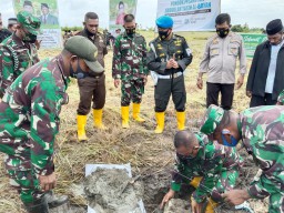Danrem 151/Binaiya Meletakkan Batu Pertama Pembangunan PP