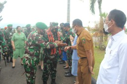 Sekda Maluku Sambut Kedatangan Pangdam Baru