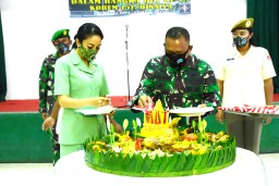 HUT Korem 151/Binaiya Dirayakan Sederhana tapi Penuh Khidmat