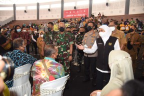 Seluruh Kabupaten/Kota di Jatim Serius Kejar Target Vaksinasi Covid-19