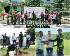 SKK Migas-KKKS Wilayah Maluku bersama Yonif 734/SN Tanam Pohon Buah