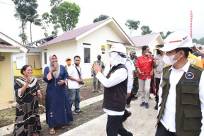 Huntara dan Huntap di Lumajang Mulai Ditempati