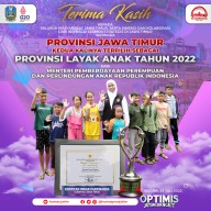 Pemprov Jawa Timur Raih Penghargaan Provinsi Layak Anak dari KPPPA  RI