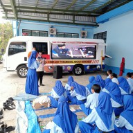 Antisipasi Erupsi Gunung, SMAN 1 Talun Gelar SPAB