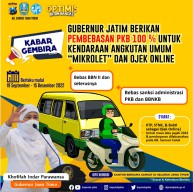 Gubernur Khofifah Bebaskan Pajak Mikrolet & Ojek Online