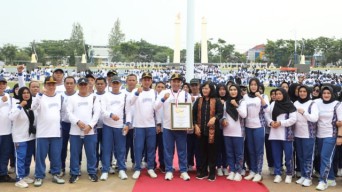 Pemkab Sampang Pecahkan Rekor MURI Peserta Senam Terbanyak