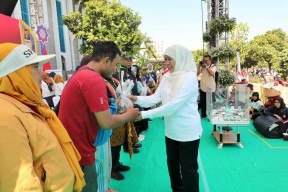 Gubernur Khofifah: Kita Bangun Masyarakat Sehat, Lingkungan Sehat
