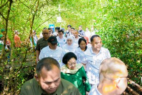 Kebun Raya Mangrove Surabaya Ungkit Kesejahteraan Masyarakat Pesisir