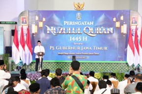 Peringati Malam Nuzulul Qur'an, Pj. Gubernur Adhy Ajak ASN dan Masyarakat Giatkan Tadarus dan Cinta Al Qur'an