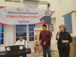 Lagi, Bulan Ramadhan Indah Kurnia Lakukan Edukasi Pinjol