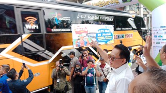 96 Bus Mudik Bareng Gratis Diberangkatkan, Pj. Gubernur Adhy Harapkan Peningkatan Jumlah Armada Tahun Depan