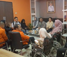 Support Pembentukan ULD-PB, Perwakilan Disabilitas Jatim Temui Kalaksa BPBD Jatim