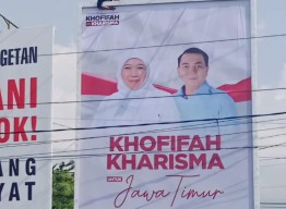 Baliho Khofifah-Kharisma Bertebaran di Jawa Timur: Aspirasi Kader Gerindra dan Relawan Pilpres 2024