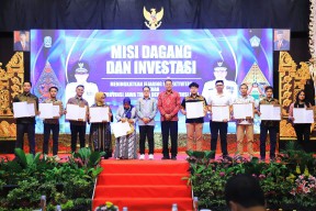 Pj. Gubernur Jatim Buka Misi Dagang dan Investasi di Bali, Targetkan Transaksi Rp500 Miliar