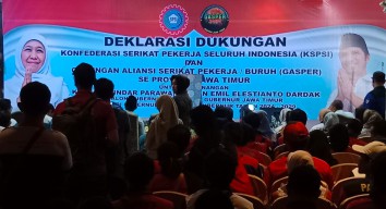 SPSI & GASPER Jawa Timur Kompak dan Solid Menangkan Khofifah-Emil di Pilgub 2024