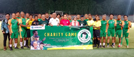Legenda Sepak Bola Jawa Timur Gelar Charity Game Mengenang Rudy William Keltjes