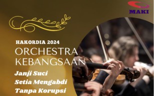 Orkestra Kebangsaan: Janji Suci Setia Mengabdi Tanpa Korupsi di Surabaya