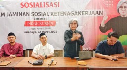 BPJS Ketenagakerjaan Sidoarjo Gelar Sosialisasi, Indah Kurnia: "Perlindungan Itu Penting!"