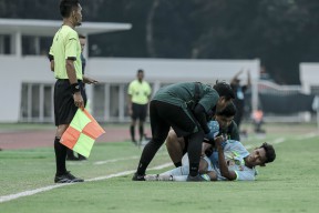 Full Back Persebaya, Catur Pamungkas, Memulai Latihan Penguatan Pasca Cedera Bahu