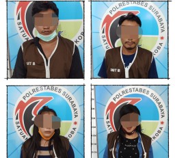 Satnarkoba Polrestabes Surabaya Gagalkan Pesta Sex Empat Budak Sabu