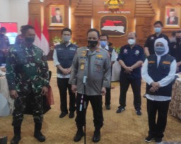 Wakapolri Sarankan Gubernur Jatim Terapkan WFH Bagi Penderita Komorbid