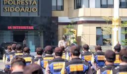 Kapolresta Sidoarjo Perkuat Bhabinkamtibmas dalam Penanganan Corona