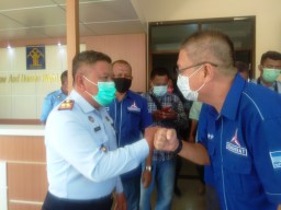 DPD Partai Demokrat Maluku Sambangi Kantor Hukum dan HAM