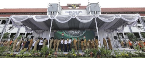 Wali Kota Eri Cahyadi Halal Bihalal dengan Ribuan ASN