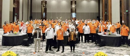 Kalaksa BPBD Jatim Pimpin Rakor Bidang RR Pasca Bencana Se-Jatim
