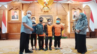 Pemprov Apresiasi Rasa Cinta Anak-anak Jatim kepada Kepala Negara