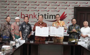 Peluang Besar, Bank Jatim dan PW Muhammadiyah Jawa Timur Lakukan Penandatanganan MoU