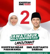 Khofifah-Emil Raih Kemenangan Signifikan di TPS Emil Dardak di Trenggalek