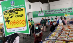 Lumbung Pangan Jatim Resmi Dibuka, Diterapkan Physical Distancing