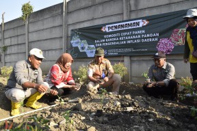 Kendalikan Inflasi, Pemkot Surabaya Tanam Cabai Serentak Bersama Kelompok Tani Se-Surabaya