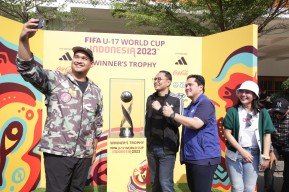 Trophy Experience Piala Dunia U-17 Disambut Meriah di Surabaya