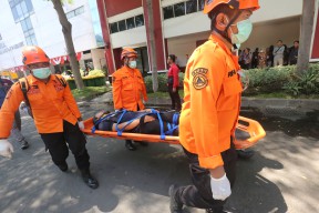 Simulasi Bencana di Siola, Pemkot Surabaya Tingkatkan Kesiapsiagaan Warga