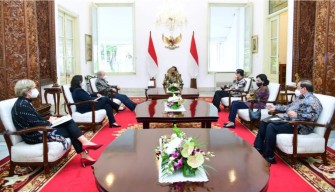 Presiden Jokowi Bertemu Delegasi Bank Dunia di Istana Merdeka