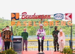 Resmikan Bendungan di Sulsel, Presiden Jokowi Dukung Lumbung Pangan