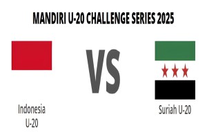 Tim Indonesia U-20 Kembali Tumbang, Suriah Unggul 2-0 di Mini Turnamen Challenge Series