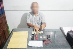 Seorang ASN di Kota Waringin Timur Tertangkap Mengirim Sabu-sabu