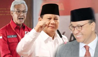 Survei Ipsos: Elektabilitas Ganjar ungguli Prabowo dan Anies