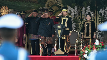 Presiden Jokowi Pimpin Upacara Peringatan Detik-Detik Proklamasi Kemerdekaan RI ke-79 di Ibu Kota Nusantara