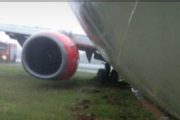 Hendak Parkir, Pesawat Lion Air Tergelincir di Bandara Radin Inten II