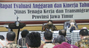 Disnakertrans Jatim Rekonsiliasi Serapan Anggaran