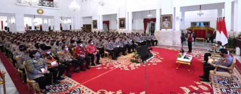 Panggil Jajaran Polri ke Istana, Presiden Sampaikan Sejumlah Arahan
