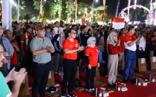 Pj. Gubernur Adhy Bangga Semangat Juang Skuad  Garuda Muda Indonesia